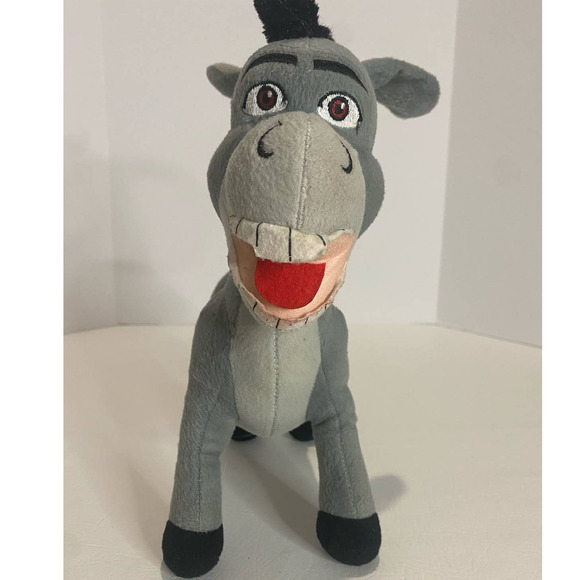 Donkey From Shrek Dreamworks Plush Stuffed Animal 11” Toy Factory - Picture 1 of 6